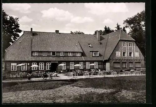 AK Egestorf ü. Buchholz, Hotel Hof Sudermühlen, Bes. Karl Rabeler