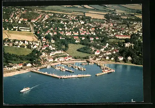 AK Heikendorf-Möltenort, Fliegeraufnahme des Orts