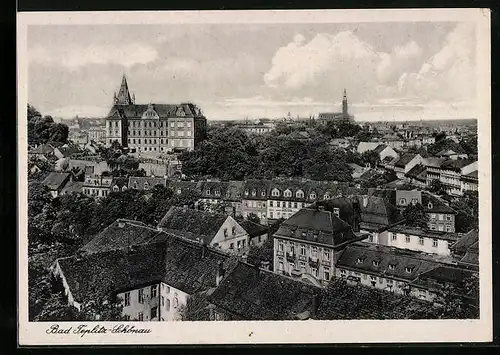 AK Bad Teplitz-Schönau, Panorama