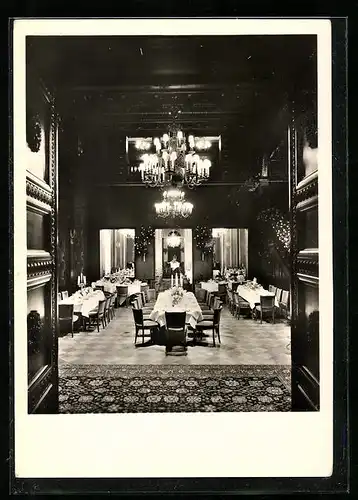 AK Berlin-Grunewald, Hotel Gehrhus, Speisesaal