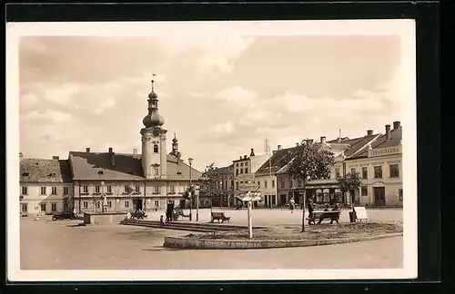 AK Kaplice, Namesti, Radnice