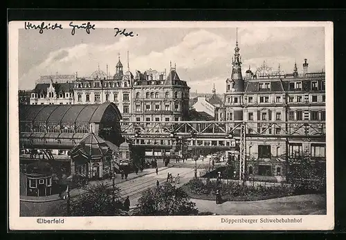 AK Elberfeld, Döppersberger Schwebebahnhof