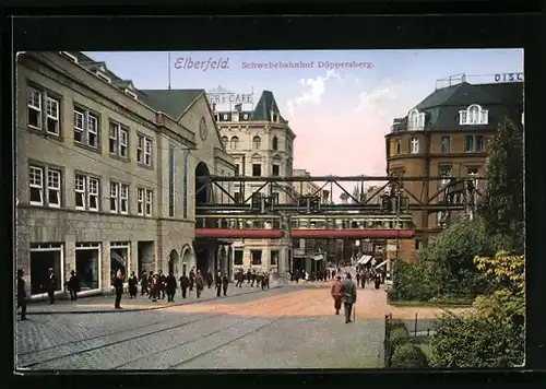 AK Elberfeld, Schwebebahnhof Döppersberg