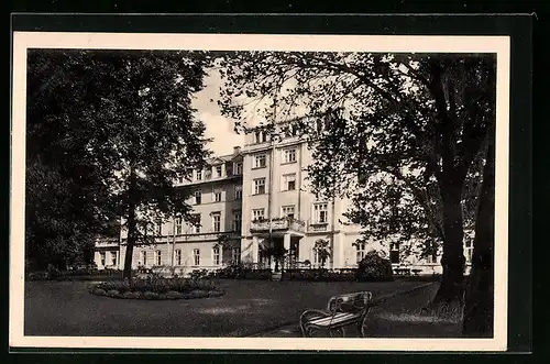 AK Konstantinsbad /Sudetengau, Blick auf Kuranstalt