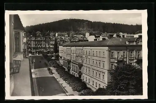 AK Marienbad, Strasse und Tepler-Haus