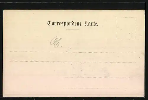 AK Eger, Marktplatz mit Geschäften