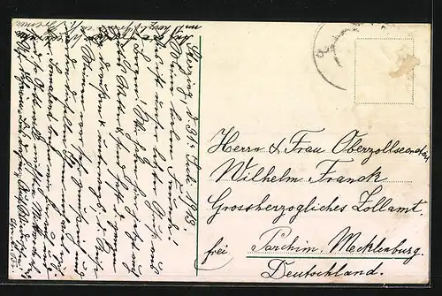 AK Sterzing, Strassenpartie mit Rathaus