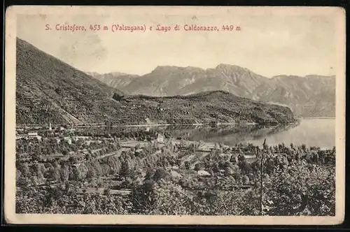 AK S. Cristoforo /Valsugana, S. Cristoforo e Lago di Caldonazzo