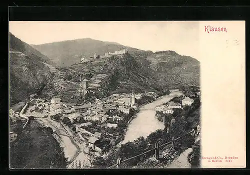 AK Klausen, Gesamtansicht aus der Vogelschau