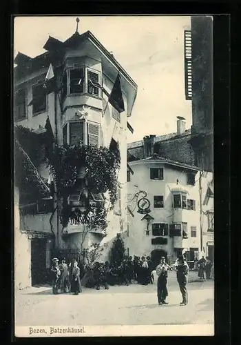 AK Bozen, Partie am Gasthaus Batzenhäudel