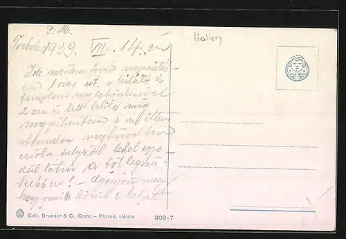 AK Torbole, Belvedere, Teilansicht mit Gardasee