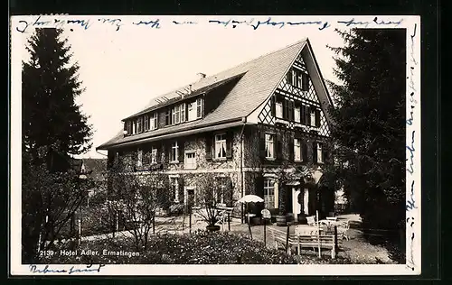 AK Ermatingen, Hotel Adler im Grünen