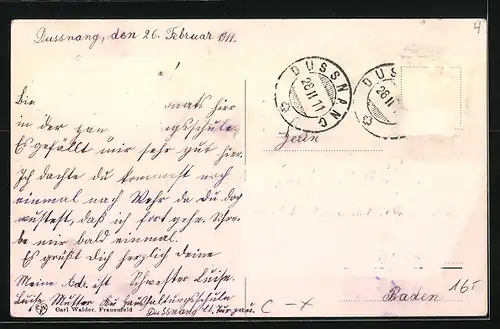 AK Dussnang, Marienkirche, Haushaltungsschule