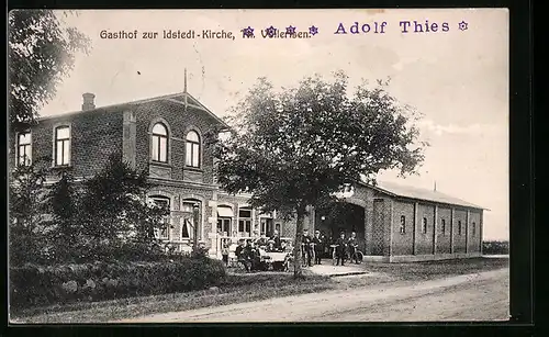 AK Idstedt, Gasthof zur Idstedt-Kirche, Inh.: Th. Vollersen