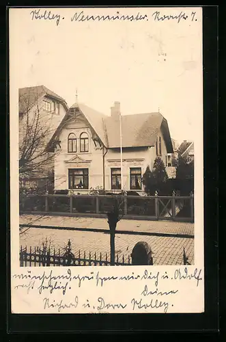 Foto-AK Neumünster, Roonstrasse 7 1934