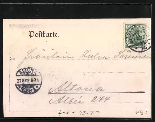 AK Hamburg, Erinnerung an den Droschkenkutscher-Streik