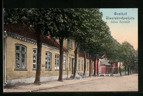 AK Ulsniskirchenholz, Gasthof Ulsniskirchenholz von Julius Schmidt