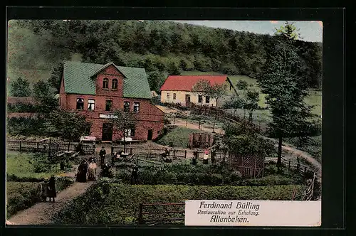 AK Altenbeken, Restauration zur Erholung mit Umgebung