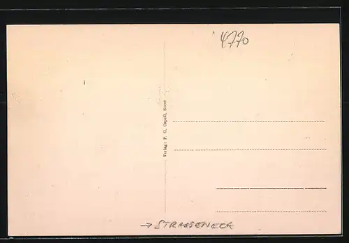 AK Soest, Strassenecke mit Fachwerkhaus am Jakobi-Nöttenwall