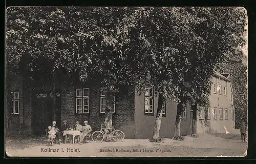 AK Kollmar i. Holst., Gasthof Kollmar, Inh.: Herm. Magens