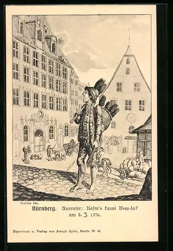 AK Nürnberg, Ausrufer um d. J. 1776