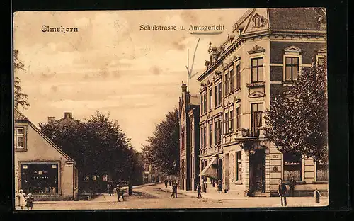 AK Elmshorn, Schulstrasse und Amtsgericht