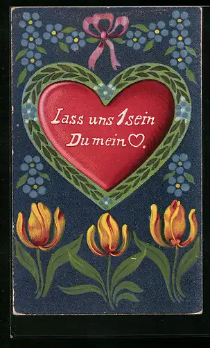 AK Herz Lass uns 1 sein..., Herz