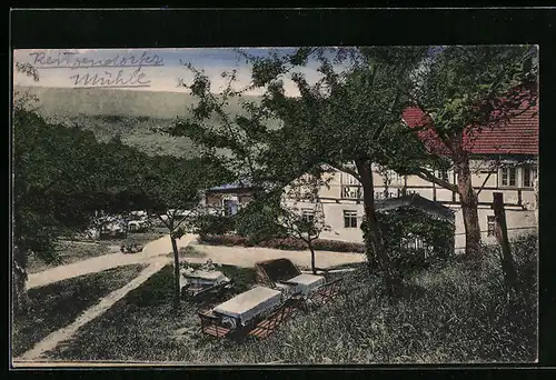 AK Dresden-Pillnitz, Gasthaus Reitzendorfer Mühle