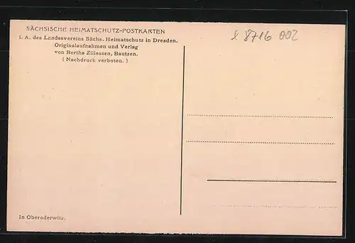 AK Oberoderwitz, Blick auf ein Haus