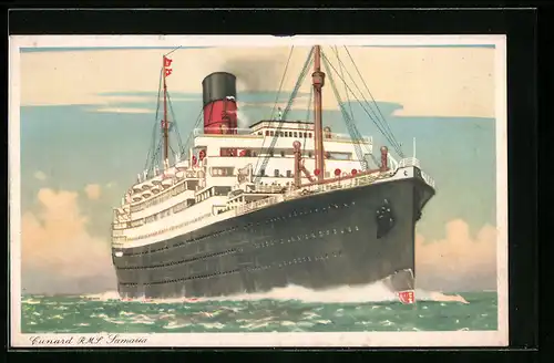 AK Passagierschiff RMS Samaria der Cunard Line