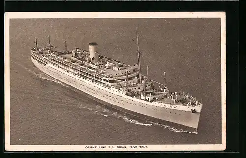 AK Passagierschiff SS Orion, Orient Line