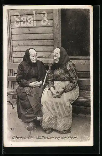 AK Ostpreussische Mütterchen auf der Flucht
