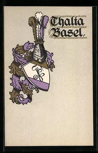 AK Basel, Studentenwappen der Verbindung Thalia