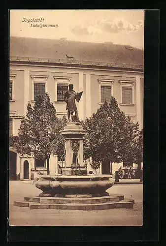 AK Ingolstadt, Partie vom Ludwigsbrunnen