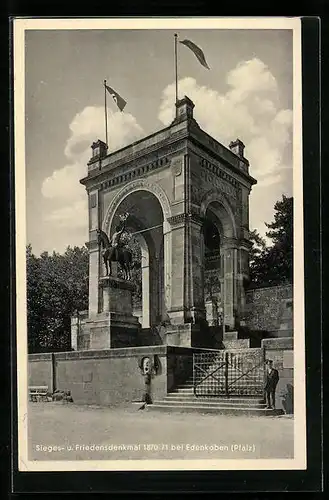 AK Edenkoben /Pfalz, Sieges- und Friedensdenkmal 1870/71