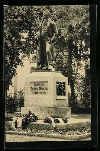 AK Lörrach, Denkmal Johann Peter Hebel