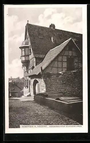 AK Wimpfen a. Neckar, Bürgermeister Elsässer-Haus