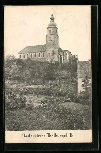AK Thalbürgel / Th., Ansicht der Klosterkirche