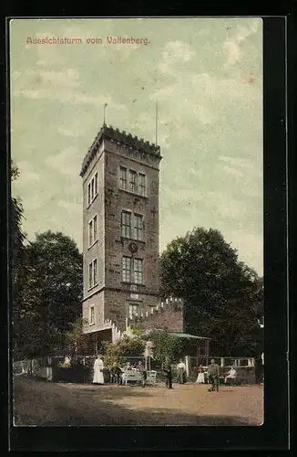 AK Valtenberg, Aussichtsturm mit Gasthaus