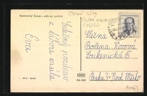 AK Kamenický Senov, Celkcvy pohled