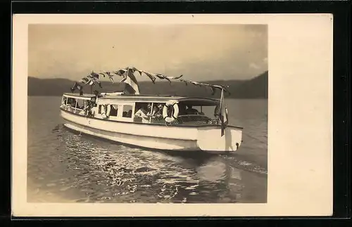 AK Bad Hirschberg-Thammühl, Von Strand zu Strand, Bootsausflug