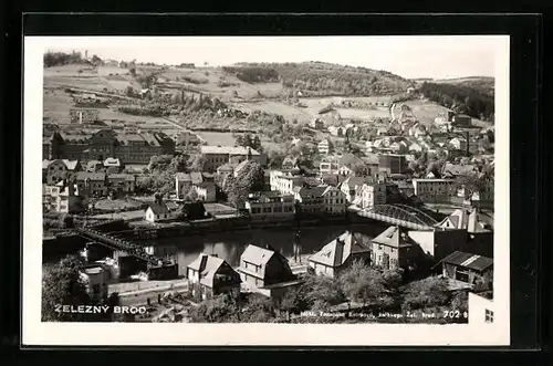 AK Zelezny Brod, Totalansicht mit Flusspartie