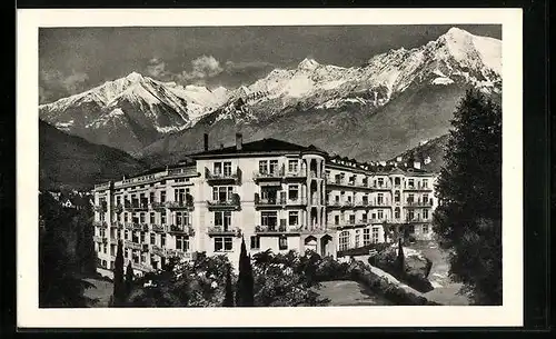 AK Merano-Maia Alta, Parc-Hotel von Otto Panzer