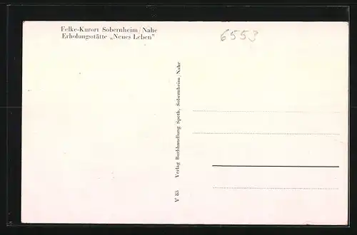 AK Sobernheim a. Nahe, Erholungsstätte Neues Leben