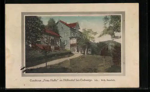 AK Eschwege, Gasthaus Frau Holle im Höllental