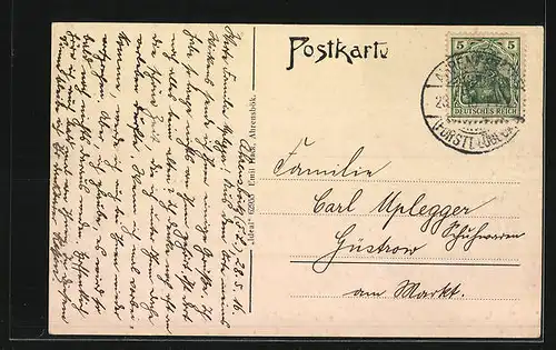 AK Ahrensbök, Kaiserl. Postamt