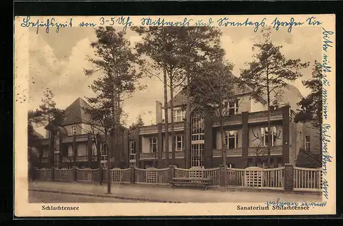 AK Berlin, Sanatorium Schlachtensee