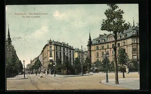 AK Frankfurt-Sachsenhausen, Am Schweizerplatz