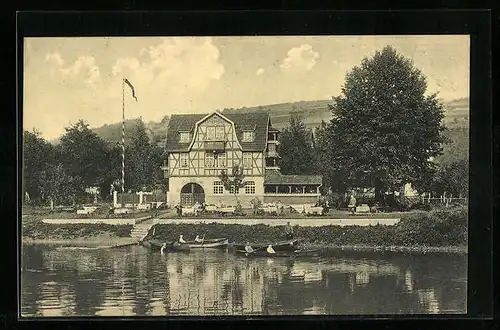 AK Frankenroda a. d. Werra, Gasthaus Werratal, Bes. Heinrich Schreiber