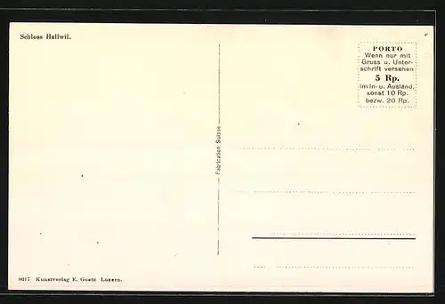 AK Hallwil, Schloss Hallwil